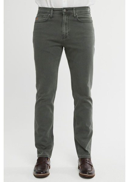 Regular Fit Yüksek Bel Esnek Dokuma Denim Kot Pantolon C356