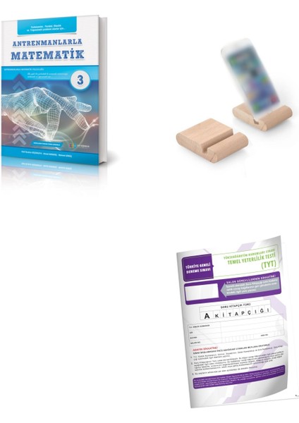 Antrenmanlarla Matematik 3 + Türkiye Geneli Deneme + Telefon Tutucu..!
