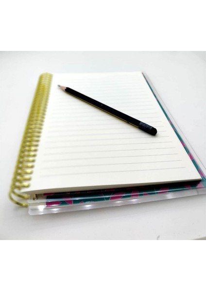 Victoria's Jurnals Altın Renkli Metal Sip. Defter 3094