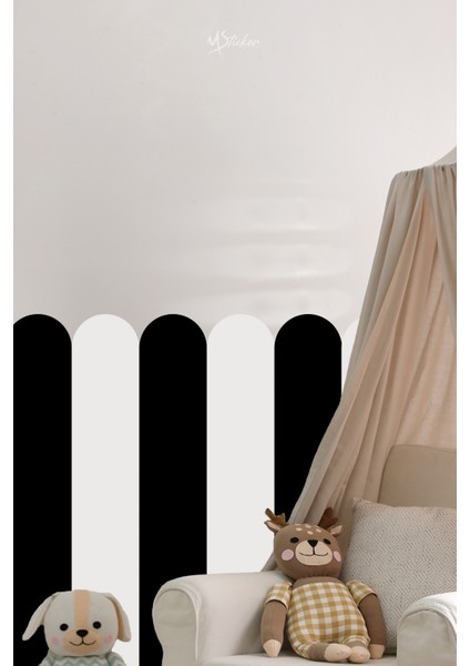 Dekoratif Duvar Kağıdı Panel Görünümlü Folyo Kaplama Sticker, Silinebilir 64X112CM fiyatları