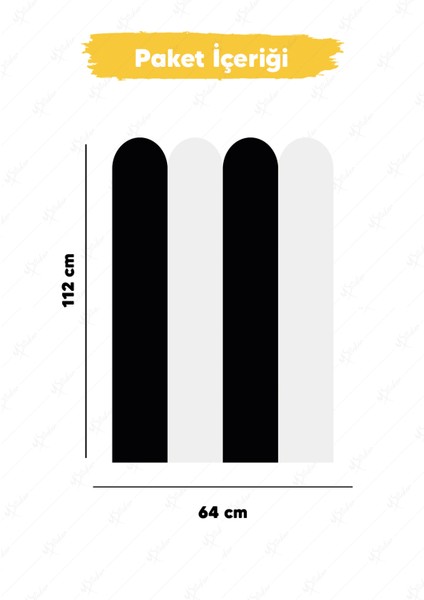 Dekoratif Duvar Kağıdı Panel Görünümlü Folyo Kaplama Sticker, Silinebilir 64X112CM modelleri