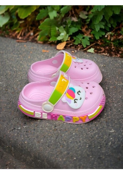 Calx Çocuk Pudra Kedi Figürlü Kaydırmaz Terlik fiyatları