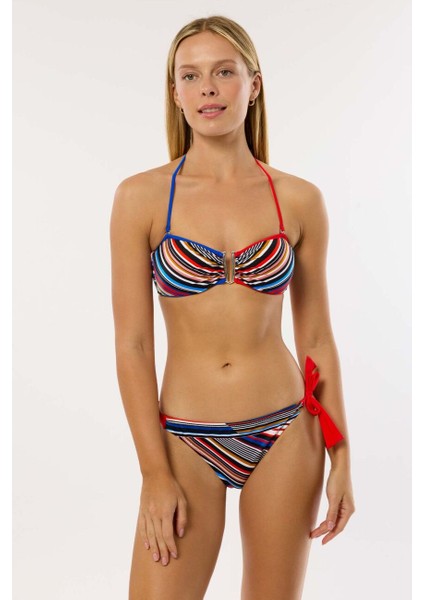 4616 Saks Straplez Bikini Takımı