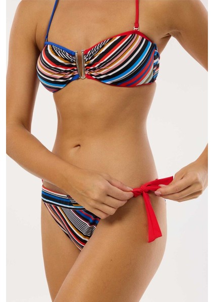 4616 Saks Straplez Bikini Takımı