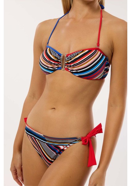 4616 Saks Straplez Bikini Takımı