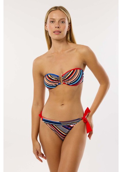 4616 Saks Straplez Bikini Takımı