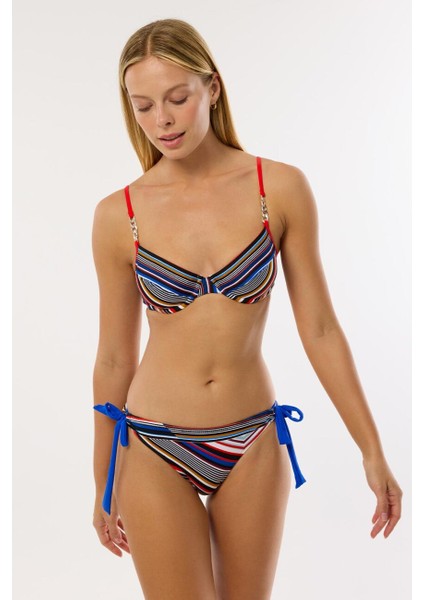 4618 Saks Kapsız Bikini Takımı