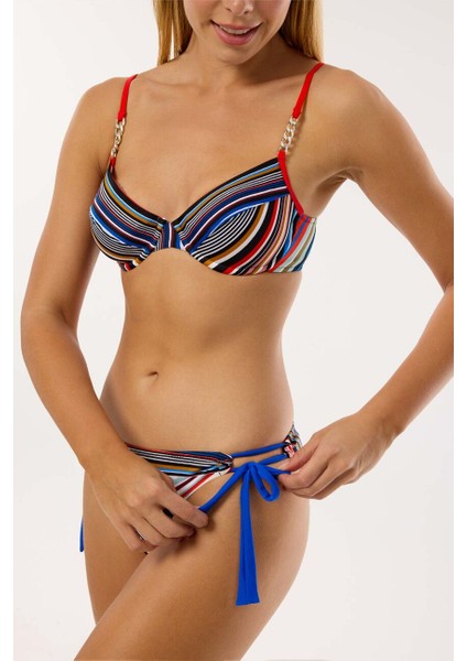 4618 Saks Kapsız Bikini Takımı