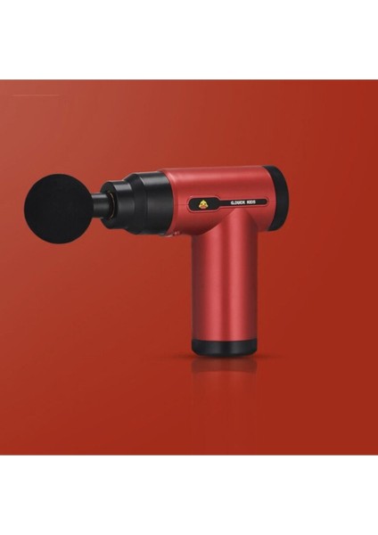 Hızlı Şarjlı Yeni Nesil Mini Masaj Tabancası, Kırmızı, TR Menşei
