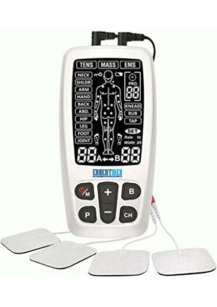 Tekno Trust Roovjoy R-C4A Combo Elektroterapi Tens Cihazı Ems Masaj Aleti / Cihazı - Şarjl