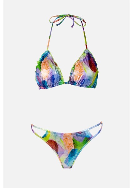 4619 Parlak Mavi Bikini Takımı