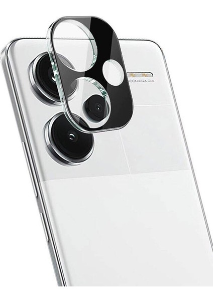 Xiaomi Redmi Note 13 Pro Plus 5g ile Uyumlu Kamera Lens Koruma Halkası Siyah - FC377
