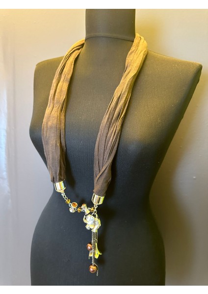 Tasarım Uçlu Penye Zincirli Kadın Kolye Boy 49 fiyatları