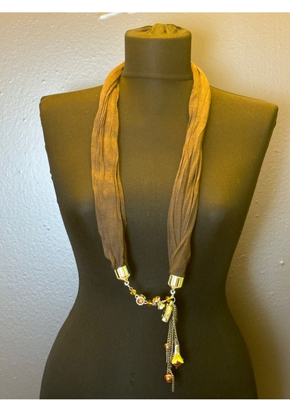 Tasarım Uçlu Penye Zincirli Kadın Kolye Boy 49 fırsatları