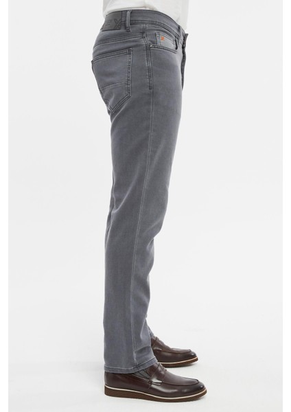 Regular Fit Yüksek Bel Esnek Dokuma Denim Kot Pantolon C356