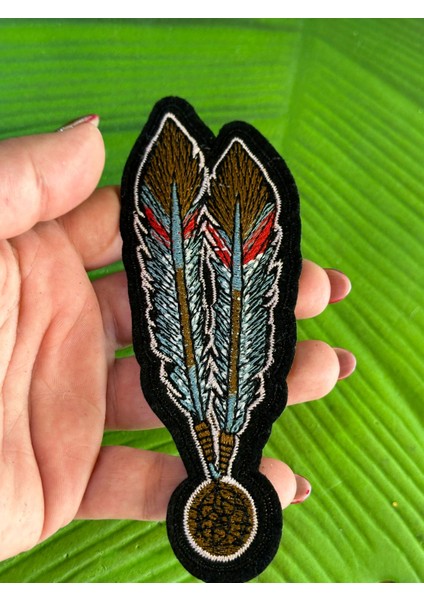 15 x 6 cm Ütü Ile Yapışan Nakış Işleme Yaprak Arma Dikiş Giyim Aplike fiyatları