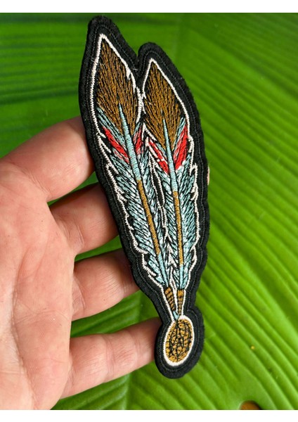 15 x 6 cm Ütü Ile Yapışan Nakış Işleme Yaprak Arma Dikiş Giyim Aplike modelleri