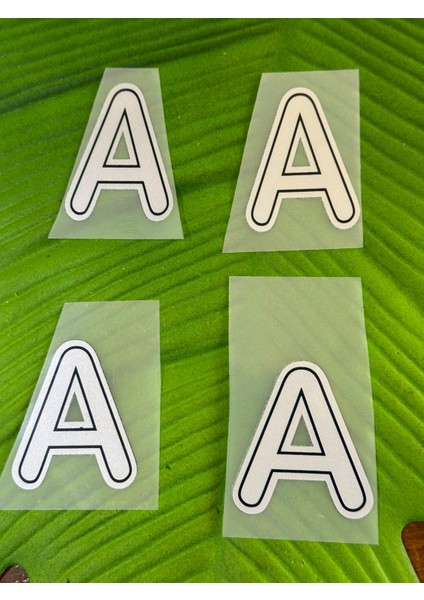 5 x 4 cm 4 Adet Ütü Ile Yapışan A Harfi Transfer Baskı Arma fiyatları