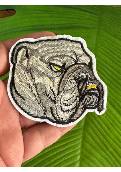 8 x 7 cm Ütü Ile Yapışan Köpek Arma Dikiş Giyim Aksesuarı