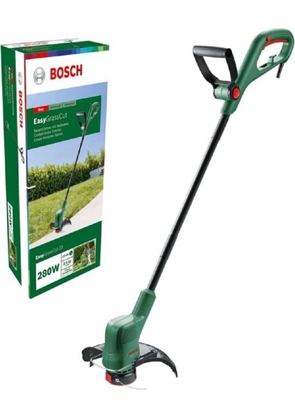 Arm 37 Çim Biçme ve Bosch Easygrasscut 23 Kenar Kesme Makineleri + Koruma Gözlüğü + Bakım Spreyi + Misina