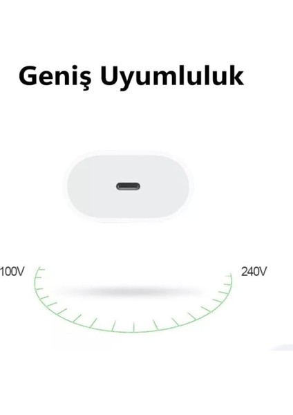 iPhone Tüm Serilerle Uyumlu 20W Hızlı Şarj Başlığı iPhone 11/12/13 Pro ve Pro Max