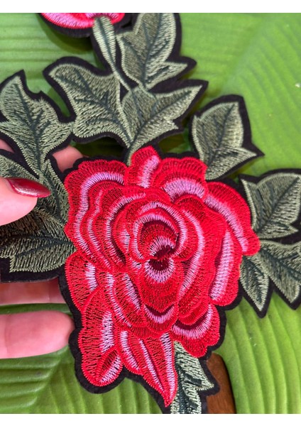 24 x 17 cm Ütü Ile Yapışan Nakış Işleme Çiçek Arma Dikiş Aplike fiyatları