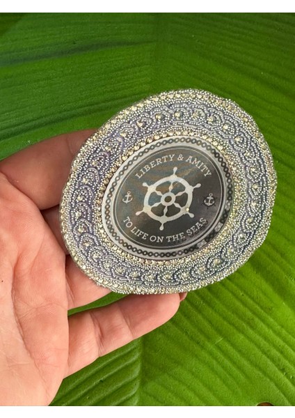 8 x 8 cm Ütü Ile Yapışan Taşlı Değişen Çapa Arma Dikiş Aksesuarı fiyatları