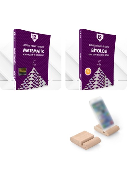 12. Sınıf Mps Matematik+Biyoloji (Modüler Piramit Sistemi) + Telefon Tutucu..!