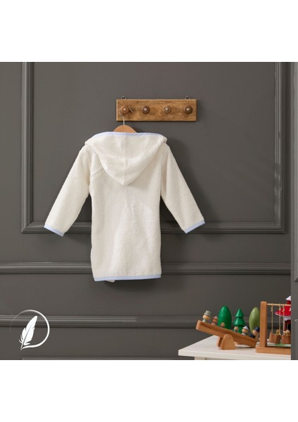 - King Bebek Bornoz %100 Pamuk Nakışlı Havlu Kumaş-3 Yaş modelleri