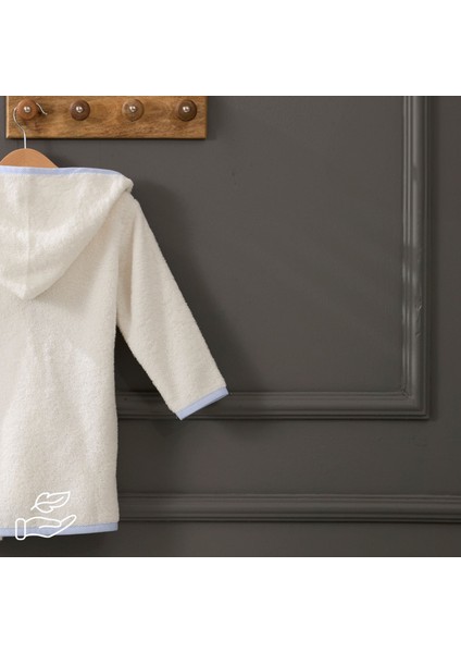 - King Bebek Bornoz %100 Pamuk Nakışlı Havlu Kumaş-3 Yaş fırsatları