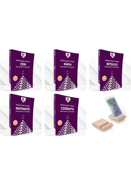 11. Sınıf Mps Matematik+Fizik+Kimya+Biyoloji+Coğrafya(Modüler Piramit Sistemi)+Telefon Tutucu
