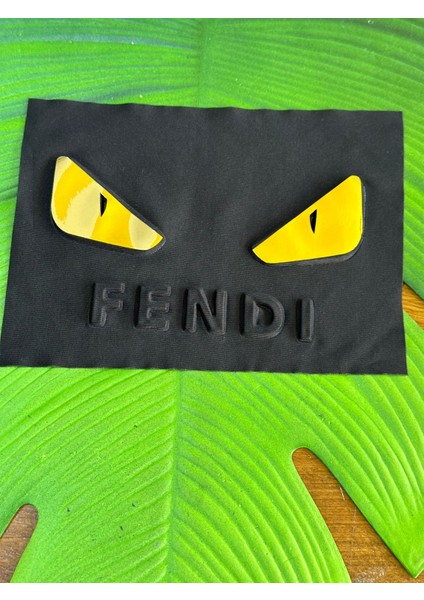 21 x 14 cm Varaklı Kabartma Gözlü Arma Dikiş Giyim Aksesuarı