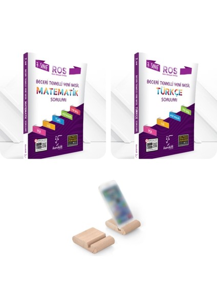 7. Sınıf Yeni Nesil Beceri Temelli Matematik + Türkçe Soruları (Ros) + Telefon Tutucu..!