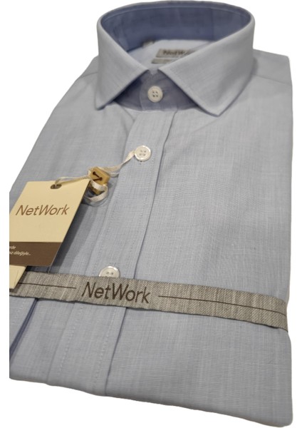 Network %100 Pamuk Uzun Kollu Gömlek modelleri