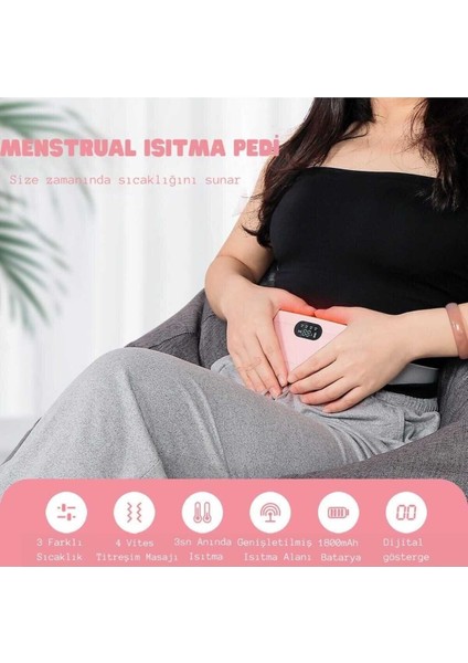 Titreşimli ve 3 derece ısı veren özel gün kemeri, rahat ve konforlu kullanım sağlar fırsatları