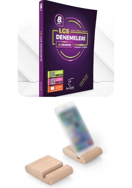 8. Sınıf LGS 12'li Deneme Seti +Telefon Tutucu..!