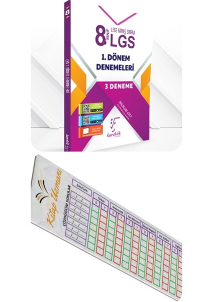 8. Sınıf LGS 1. Dönem Denemeleri +Çözüm Ayracı..!