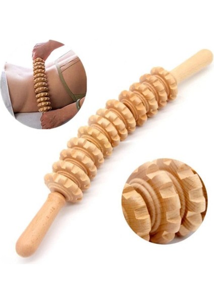 Tekno Trust Cilt Sıkılaştırıcı Ahşap Kavisli Masaj Sopası , Selülit ve Karın Masaj Rulosu modelleri