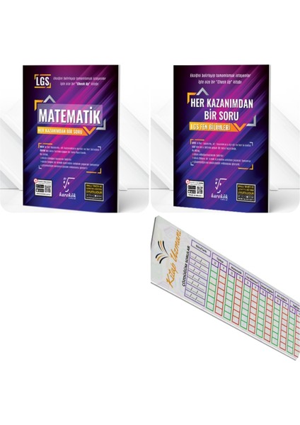 Her Kazanımdan Bir Soru LGS Matematik + Fen + Çözüm Ayracı..!