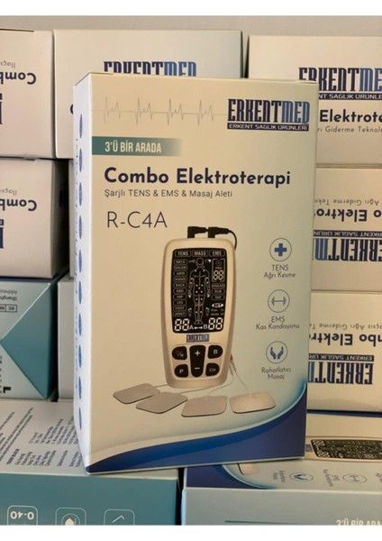 Tekno Trust Combo Electrotherapy R-C4A Tens Cihazı Ems ve Masaj Aleti