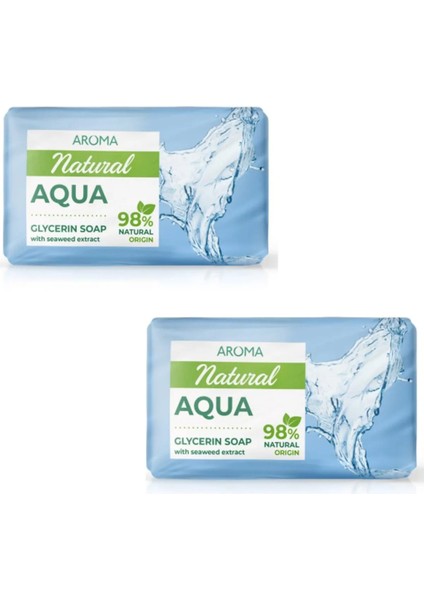 Aqua % 98 Bitkisel Yüz Yıkam Sabunu 2'li Set