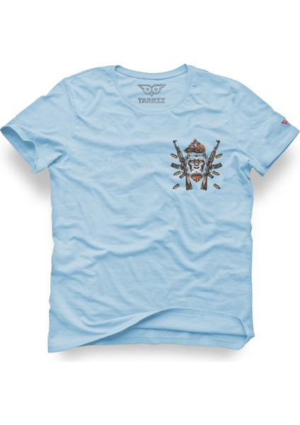 Gangster Maymun Tasarım T-Shirt