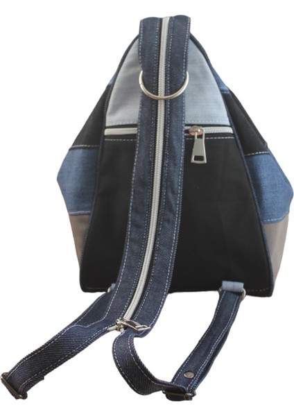 Marka Denim Kot Kumaş Kadın Sırt Omuz Çantası Serçe Mini ÇNTKOTSERÇEMINISR006-2 fırsatları