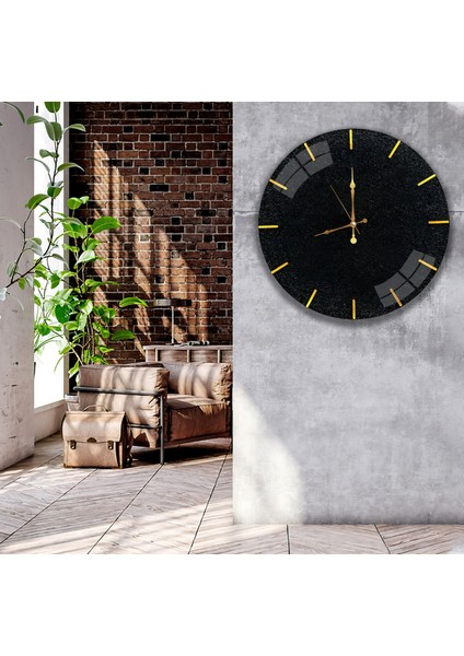 Black Stone Cam Saat - 40 cm fiyatları