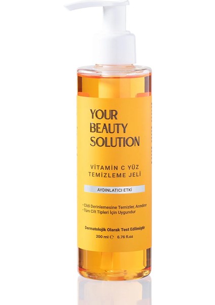 Your Beauty Solution Vitamin-C Yüz Temizleme Jeli