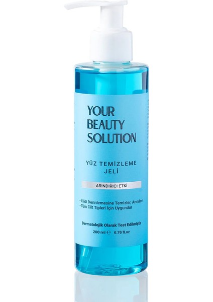 Your Beauty Solution Arındırıcı Yüz Temizleme Jeli 200 ml