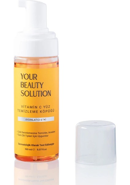 Your Beauty Solution Vitamin-C Yüz Temizleme Köpüğü 150 ml fiyatları