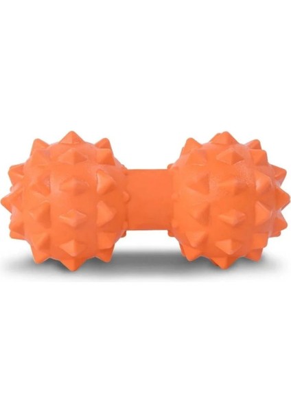 Turuncu renkli 6x14.4 cm dikenli masaj fıstık topu yüksek kalite