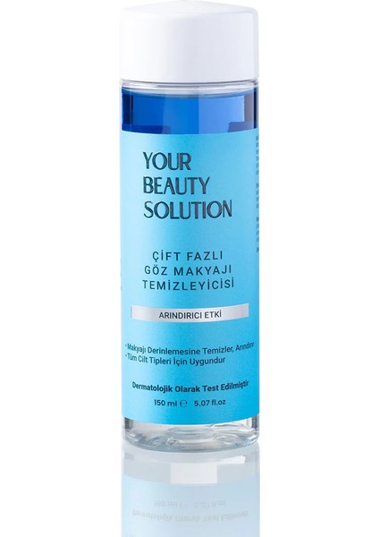 Your Beauty Solution Arındırıcı Göz Makyajı Temizleyici 150 ml