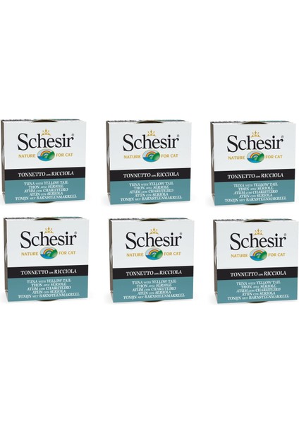 Ton ve Sarı Kuyruk Kedi Konservesi 85 Gr. x 6 Adet